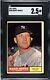 1961 Topps #300 Mickey Mantle Sgc 2.5 Gd+ Hof New York Yankees Baseball Card