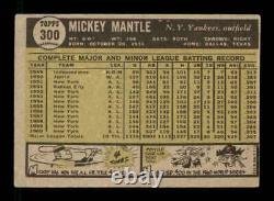 1961 Topps #300 Mickey Mantle VGEX X2633317