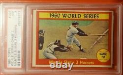 1961 Topps # 307 Mickey Mantle World Series PSA 7 Near Mint Yankees HOF