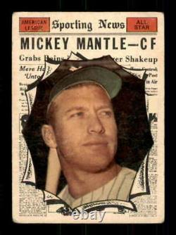 1961 Topps #578 Mickey Mantle GVG Yankees AS 535788