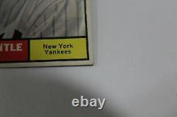 1961 Topps Baseball Card Mickey Mantle #300 New York Yankees