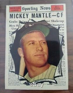 1961 Topps Baseball Complete Set 1-587 Mantle, Aaron GD-VG