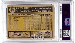 1961 Topps Mickey Mantle #300 New York Yankees PSA 4