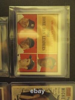 1961 Topps Mickey Mantle 6 Cards 100% Authentic