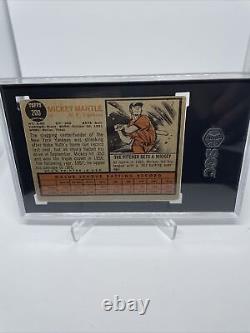 1962 Topps #200-Mickey Mantle Baseball Card Yankees HOF Graded SGC 1.5 Vintage
