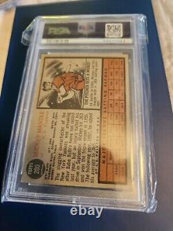 1962 Topps #200 Mickey Mantle PSA 1 Yankees