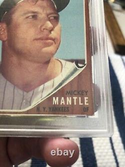 1962 Topps #200 Mickey Mantle PSA 4 VG-EX HOF NEW YORK YANKEES AWESOME CARD