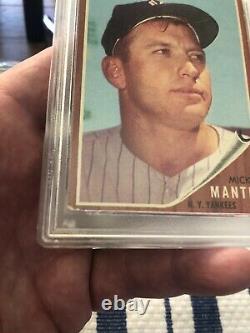1962 Topps #200 Mickey Mantle PSA 4 VG-EX HOF NEW YORK YANKEES AWESOME CARD