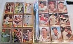1962 Topps Baseball Complete Set (598) Mantle Clemente Overall Vgex+/ex Nice
