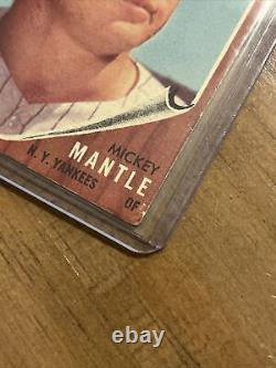 1962 Topps Baseball Mickey Mantle No. 200 New York Yankees HOF