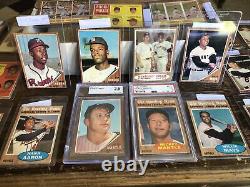 1962 Topps Complete Set with Mantle Mays Aaron Clemente Brock RC PSA Low-Mid Grade