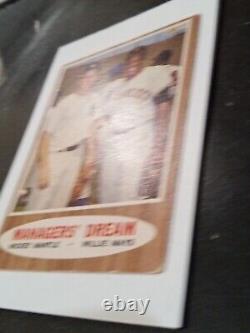 1962 Topps Managers Dream #18 Mickey Mantle & Willie Mays