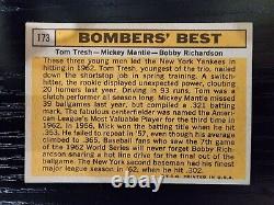 1963 Topps #173 Tom Tresh, Bobby Richardson, Mickey Mantle VG-EX