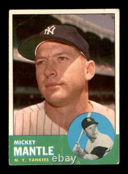 1963 Topps #200 Mickey Mantle G/VG X2424745