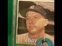 1963 Topps #200 Mickey Mantle PSA 3 GRADED