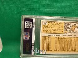 1963 Topps #200 Mickey Mantle PSA 3 GRADED
