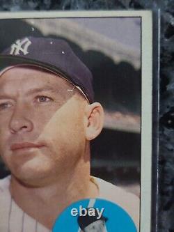 1963 Topps Baseball- #200 Mickey Mantle, Yankees HOF, Ex, Small Crease On Cap