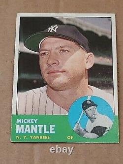 1963 Topps Mickey Mantle #200 EX-MT+ New York Yankees