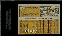 1963 Topps Mickey Mantle #200 SGC 5 ex, real nice color, strong 5