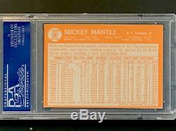 1964 Topps #50 Mickey Mantle HOF PSA 4 VG-EX New York Yankees HOF