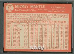 1964 Topps #50 Mickey Mantle New York Yankees HOF PSA 7.5 NM+ Gorgeous Hi End