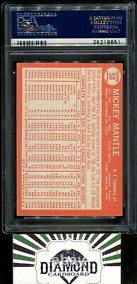 1964 Topps #50 Mickey Mantle PSA 7 NM CENTERED