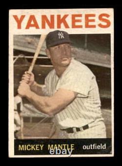 1964 Topps #50 Mickey Mantle VG X2750018