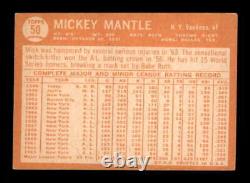1964 Topps #50 Mickey Mantle VG X2750018