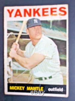 1964 Topps #50 Mickey Mantle Yankees VG/VG-EX corners/wear/bend across chest