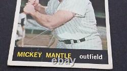 1964 Topps Baseball #50 Mickey Mantle Yankees Low Grade Light Wrinkles Centered