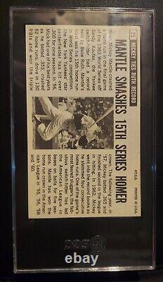 1964 Topps Giants #25 Mickey Mantle Graded SGC 5.5