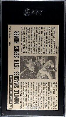 1964 Topps Giants #25 Mickey Mantle SGC 5.5