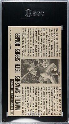 1964 Topps Giants #25 Mickey Mantle SGC 6.5+ EX/NM+