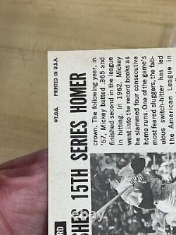1964 Topps Giants MICKEY MANTLE #25 YANKEES HOF EX-NM
