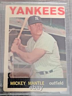 1964 Topps Mickey Mantle #50 BVG 2.5 Graded Good VG New York Yankees Legend HOF