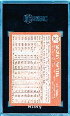 1964 Topps Mickey Mantle #50 Graded SGC 5