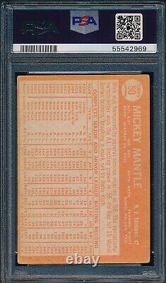 1964 Topps Mickey Mantle #50 New York Yankees PSA 2 GOOD