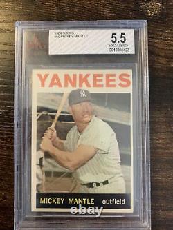 1964 Topps Mickey Mantle New York Yankees #50 Baseball Card BVG 5.5