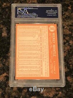 1964 Topps Mickey Mantle New York Yankees #50 Baseball Card PSA 4.5