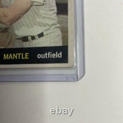 1964 Topps Mickey Mantle New York Yankees #50 Baseball Card Shipped First Class