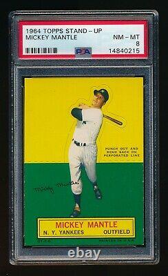 1964 Topps Stand Up Mickey Mantle PSA 8 NM-MT New York Yankees