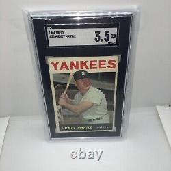 1964 topps mickey mantle sgc 3.5 New York Yankees FREE SHIPPING