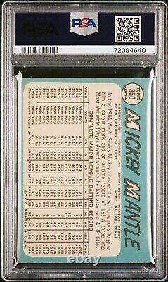1965 Topps #350 Mickey Mantle Centered