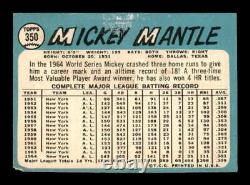 1965 Topps #350 Mickey Mantle G X2446255