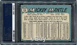 1965 Topps #350 Mickey Mantle Psa 8 Nm-mt