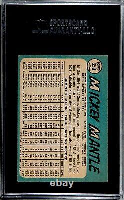 1965 Topps #350 Mickey Mantle SGC 3 VG