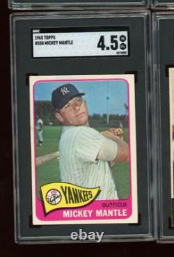 1965 Topps #350 Mickey Mantle SGC 4.5 just graded