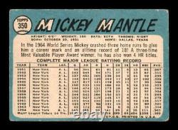 1965 Topps #350 Mickey Mantle VG X2484192
