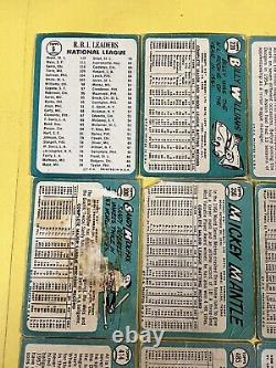 1965 Topps (9) HOF (Mickey Mantle, Aaron, Koufax.) Baseball Card Lot CgC605