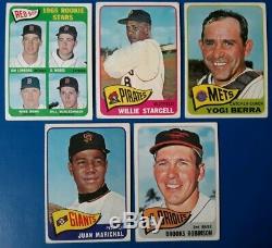 1965 Topps Baseball Complete Set Mantle Carlton Rc Clemente Nice Ex+